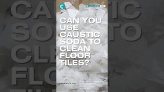 Can You Use Caustic Soda to Clean Floor Tiles  shorts [upl. by Arie737]