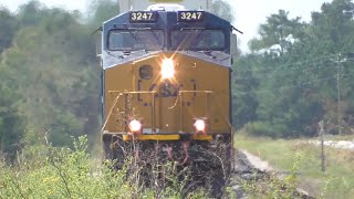 1A Lots of CSX Trackage Covered 67 Miles Between Elberton and Auburn GA 09062015 ©mbmars01 [upl. by Agnola617]