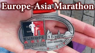 Russian sport  Europe Asia marathon Марафон Европа Азия 2015 первый [upl. by Nyladnarb514]