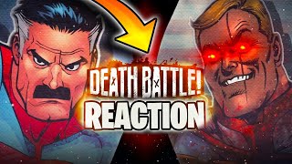 Deathbattle Omniman VS Homelander Reaction [upl. by Seluj235]