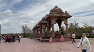 Amazing BAPS Temple Visit hindutemple BAPSNJ sightseeing spring2024 [upl. by Romanas717]