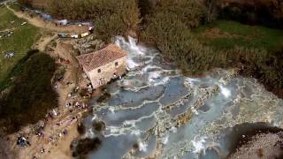 video short delle Terme Libere di Saturnia  viste dall alto [upl. by Yendis]