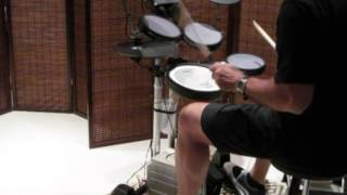 Kajagoogoo  White Feathers drum cover Roland HD3 VDrums [upl. by Etteragram]