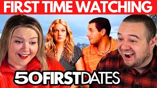 50 FIRST DATES 2004 First Time Watching  MOVIE REACTION [upl. by Salkin]