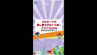 SIMカードの差し替えがなくて楽！アメリカeSIM NoV0066 [upl. by Randolf371]