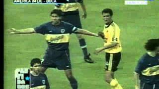 Copa Libertadores 2000 Semifinal Vuelta  América de MX 4  Boca 5 Resumen Completo [upl. by Cowen]