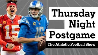 LIVE Lions vs Chiefs Thursday Night Postgame with The Athletic Football Show [upl. by Demakis]