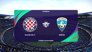 HNK Hajduk Split vs HNK Šibenik 28052023 HNL PES 2021 [upl. by Bicknell105]