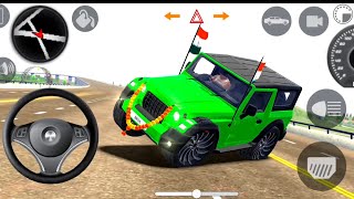 Dollar Song Sidhu Moose Modelled Mahindra GreenThar4×4😈 Indian Car Simulator 3D  AndroidGameplay [upl. by Leunamne]