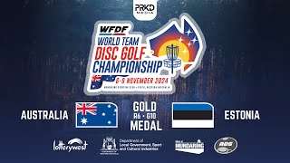 World Team Disc Golf Championships 2024 • AUS V EST • Gold Medal Match • Round 6 Game 10 [upl. by Clercq83]