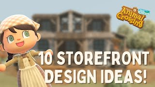 10 Ways To Use The New 20 Storefront Furniture  Animal Crossing New Horizons [upl. by Eatton]