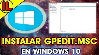 Activar gpeditmsc en Windows 10 home Home Single Lenguage  2020 [upl. by Rastus]