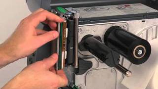 Changing the Printhead on a DatamaxONeil MClass Barcode Label Printer [upl. by Malha]