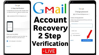 tap yes on the notification to verify it’s you  2 step verification gmail recovery  Ehsan Tech [upl. by Vander466]