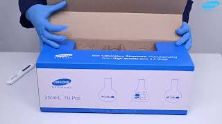 Omsons Germany  Conical Flask  Packing Video [upl. by Nilla]