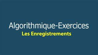 Exercices corrigés dAlgorithmique11 [upl. by Eniamor167]