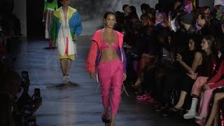 The Hadids Winnie Harlow and more on the runway of the Prabal Gurung Fashion Show [upl. by Ahsratan]