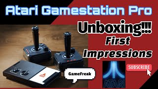 Atari Gamestation Pro Unboxing and first impressions unboxing gaming atari [upl. by Salvucci]