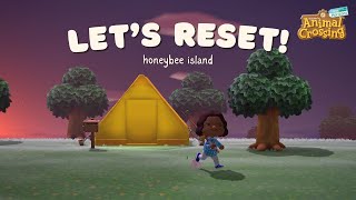 Restarting My Island  honeybee 🐝  Animal Crossing New Horizons [upl. by Asiar]