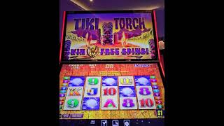 45 HUGE JACKPOT HANDPAY WIN TIKI TORCH 5 TRIGGER FREE SPINS  HARD ROCK ATLANTIC CITY  1 Denom [upl. by Yenreit235]