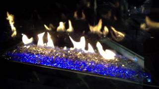 Manhattan Modern Gas Fireplace Direct Vent Crystallo Fireplace Review by Embers Fireplaces [upl. by Nhguaved]