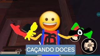 ROBLOX CAÇANDO DOCES NO DOORS NO MODO TRICK OR TREAT [upl. by Sutelc]