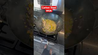 Yosukata Carbon Steel flat bottom Wok What an experience Best wok Ive ever used [upl. by Aramaj]