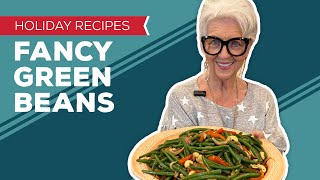 Holiday Cooking amp Baking Recipes Fancy Green Beans Recipe  Christmas Side Dishes [upl. by Ardella]