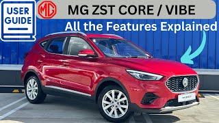 MG ZST CORE  VIBE 15L Complete Owners Manual Handover Walkthrough 2020 to 2024 [upl. by Dett]