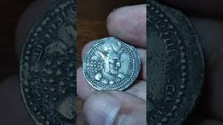 SASANIAN Shapur I 241272 AD Silver Drachm Mint l Ctesiphon persian numismatics history [upl. by Eimmelc]