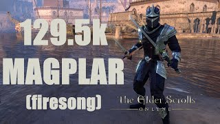 ESO  Magicka Templar PvE 1295k DPS Build  Firesong U36 [upl. by Kotta552]