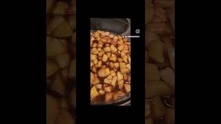 DELICIOUS APPLE CRISP DESSERT foodie dessert recipe apple shorts [upl. by Sirak]