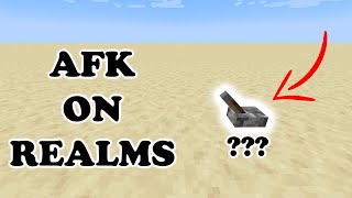 How to AFK on a Minecraft Realm 121 Java [upl. by Cord116]