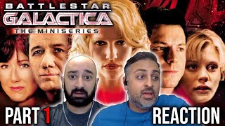 Battlestar Galactica  The Miniseries  Part 1  REACTION  First Time Watching [upl. by Akeimahs]