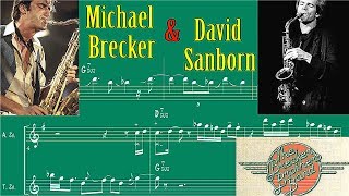 Rocks  David Sanborn amp Michael Brecker Solo Transcription Brecker Brothers 1975 [upl. by Shanan918]