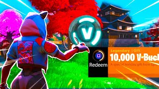 How to get 10000 VBUCKS for FREE in Fortnite Chapter 4 Season 2 [upl. by Rooker]