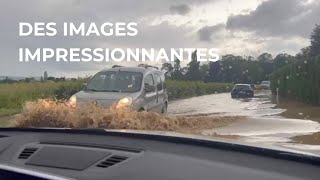 Un orage dune ampleur rare sest abattu sur Genève [upl. by Akeirahs]