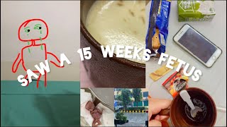 15 weeks fetus expulsion  Day 55 amp 56 365 of house job  vlog 113  doctor galore [upl. by Aehtrod]