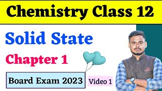 Chemistry Class 12 Chapter 1 Solid State  Crystalline amp Amorphous Solid  Education Baba [upl. by Ludly]