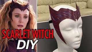 EASY Scarlet Witch Headpiece  WandaVision How To DIY [upl. by Nomed]