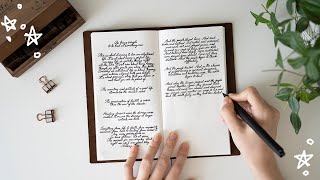 how i improved my handwriting  creating a handwriting journal [upl. by Notsa]