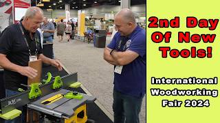 Awesome New Tools From Day 2 Of The International Woodworking Fair 2024 [upl. by Kalin]