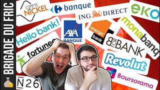 Comparatif banques en ligne [upl. by Nylahs]