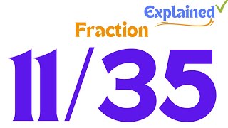 How to Simplify the Fraction 1135 [upl. by Alym]