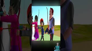 Scary Teacher 3D vs Squid Game Archery Hit The Target Challenge Miss T vs 6 Neighbor Loser shorts [upl. by Ymeon]