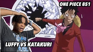 LUFFY VS KATAKURI  One Piece Ep 851 Reaction [upl. by Ednalrim954]