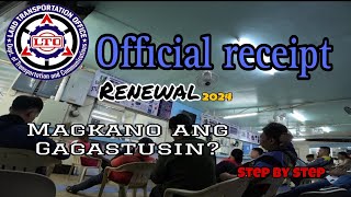 MOTORCYCLE REGISTRATION RENEWAL 2024 PAANO MAG PA REHISTRO NG MOTOR [upl. by Eltsryk679]