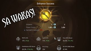 MIR4  Sarmatis Staff 6 TE Weapon Sa wakas nag 6 den 202 Deb Res boost [upl. by Emya659]