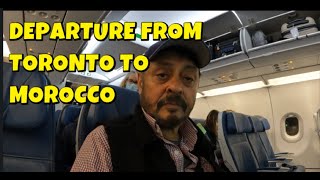 DEPARTURE FROM PEARSON INTERNATIONAL AIRPORT TO PORTUGAL I MOROCCO [upl. by Orgell]