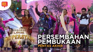 Eksklusif Putera Muhammad amp Amalina Arham Persembahan Pembukaan  Final Muzikal Lawak Superstar 4 [upl. by Grosberg]